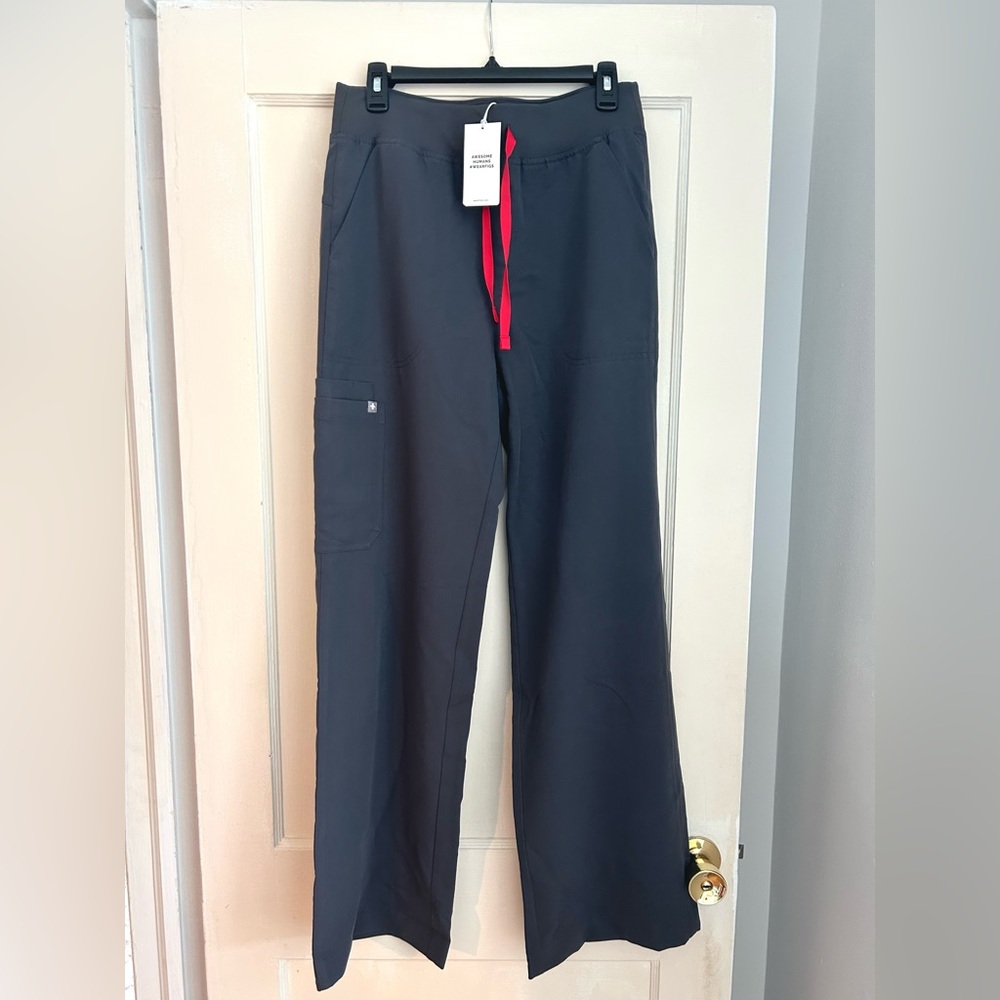 FIGS Isabel High Waisted Wide Leg Scrub Pant